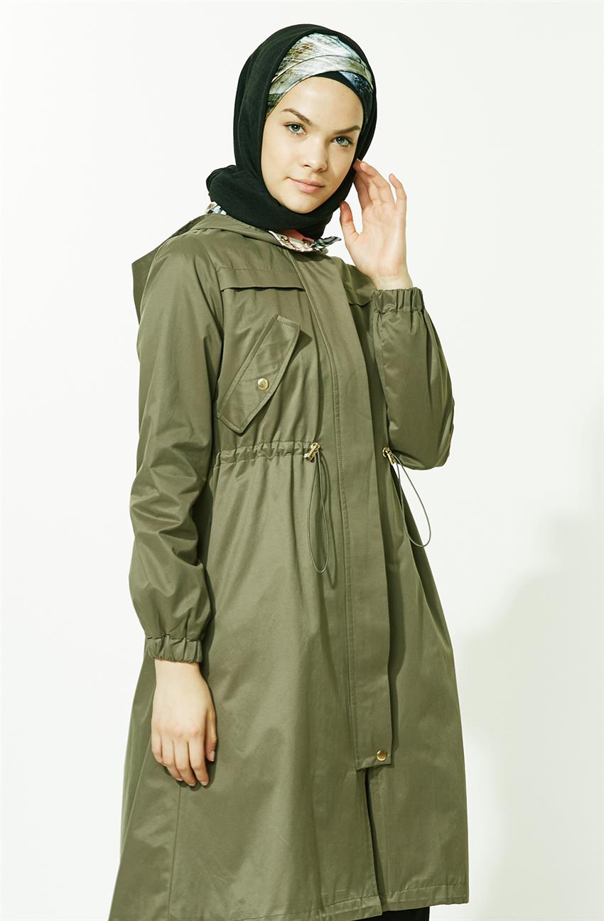 Trench Coat-Green BL6571-21