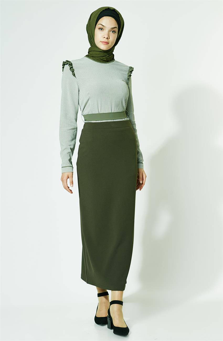 Skirt-Khaki MS651-27