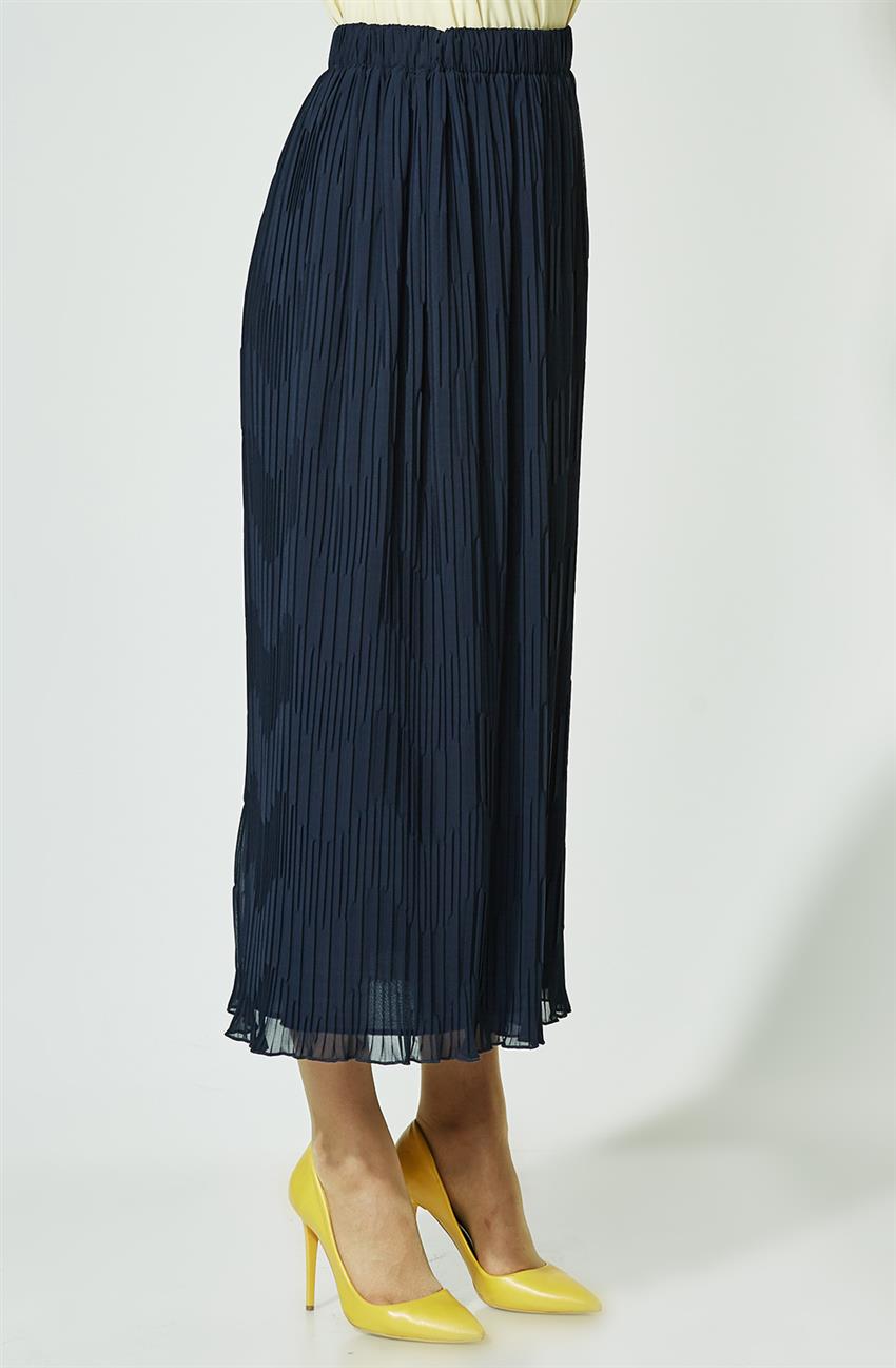 Skirt-Navy Blue 8Y1524-17