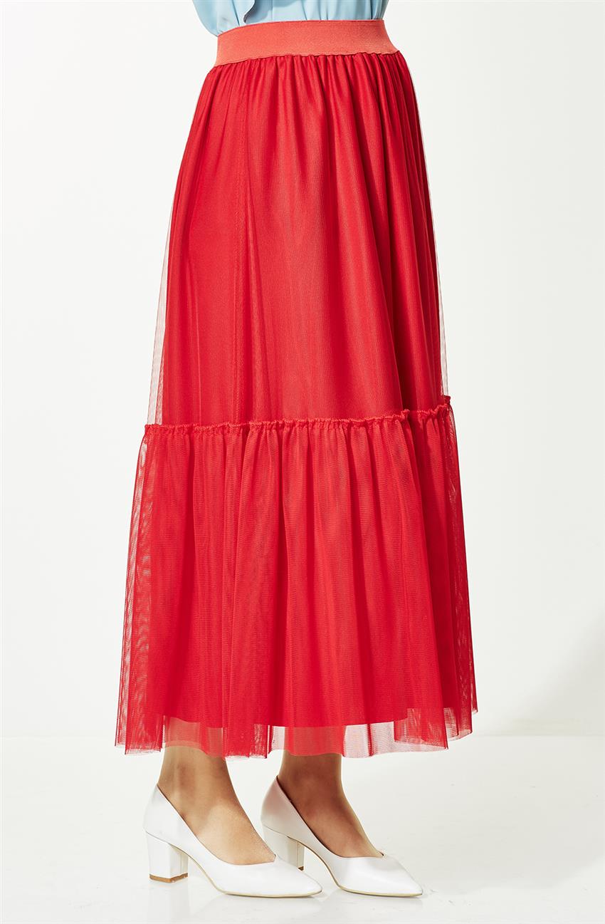 Skirt-Red 893-34