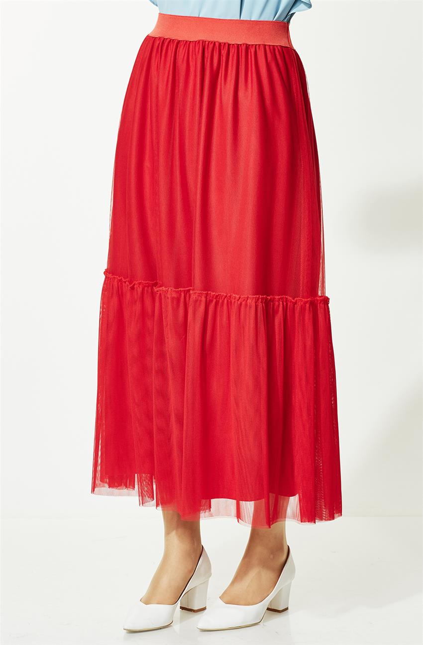 Skirt-Red 893-34