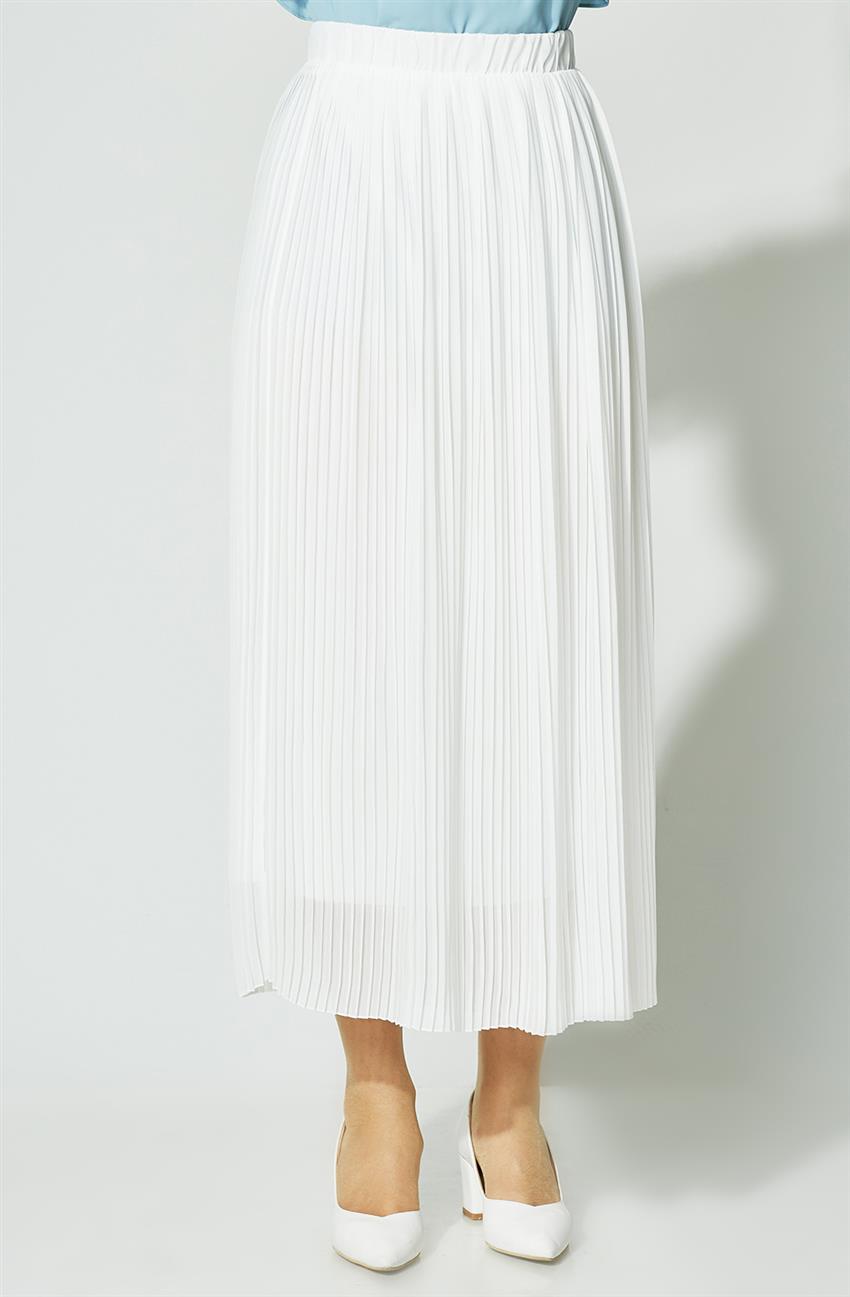 Skirt-White Ms8000-02