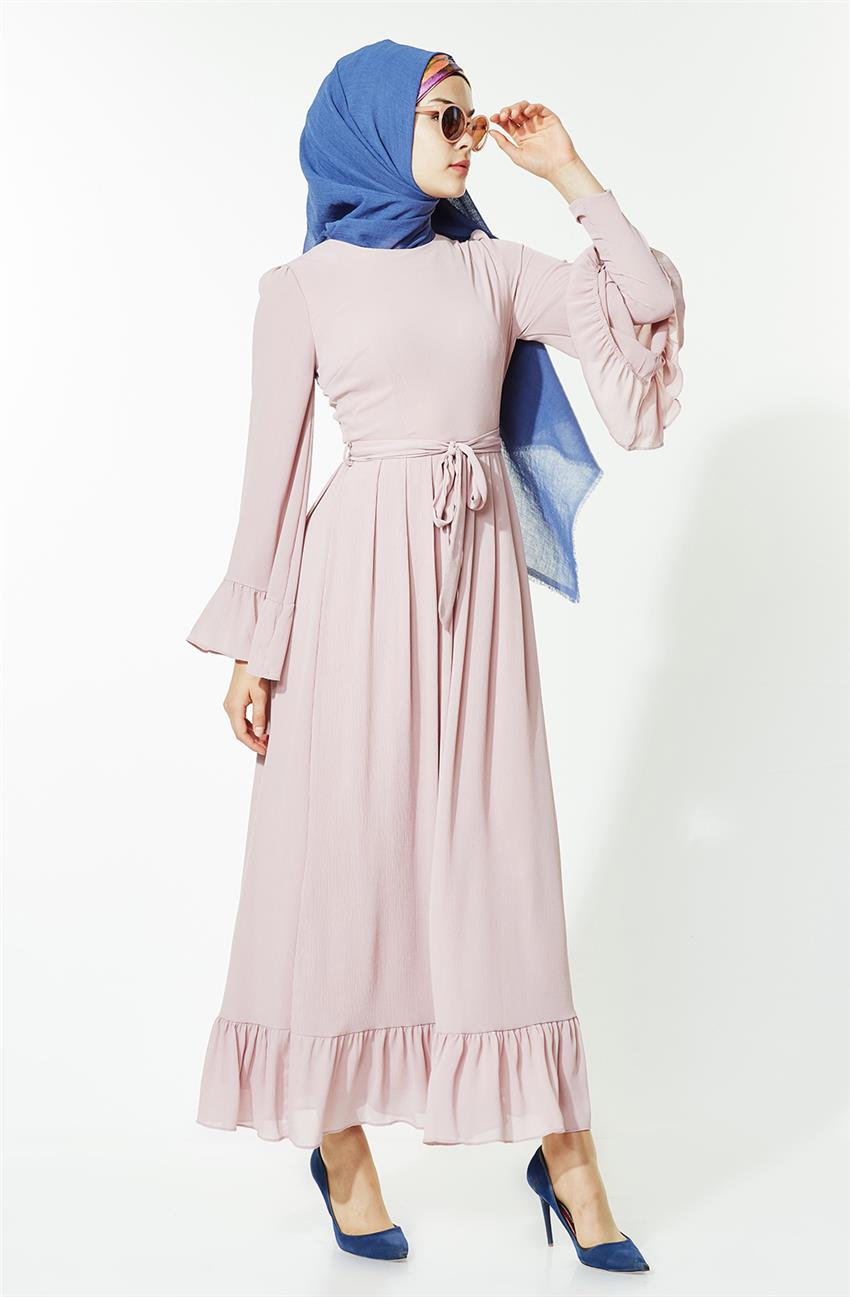 فستان-زهري LR2572-53