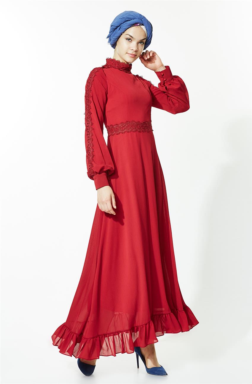 Dress-Red LR2682-34