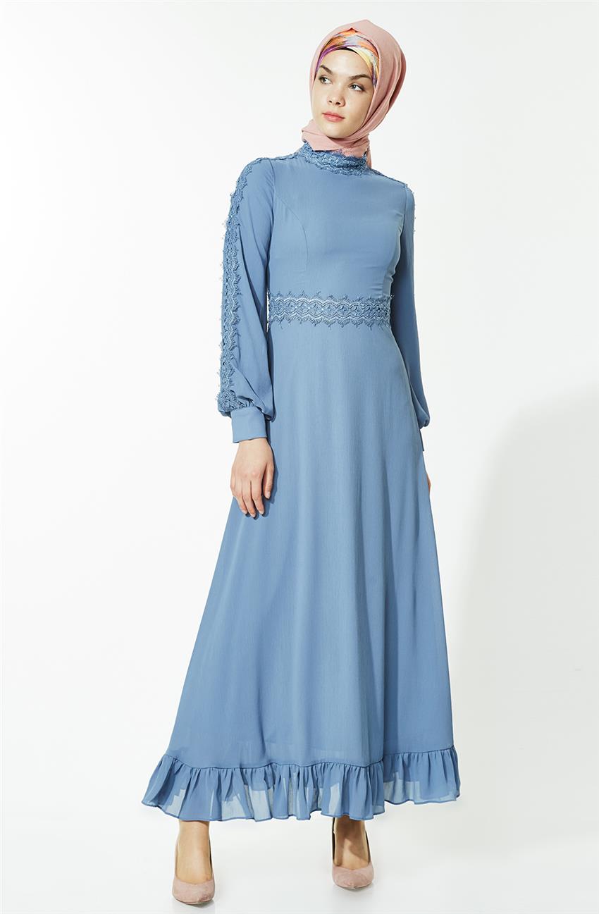 فستان-أزرق LR2682-70