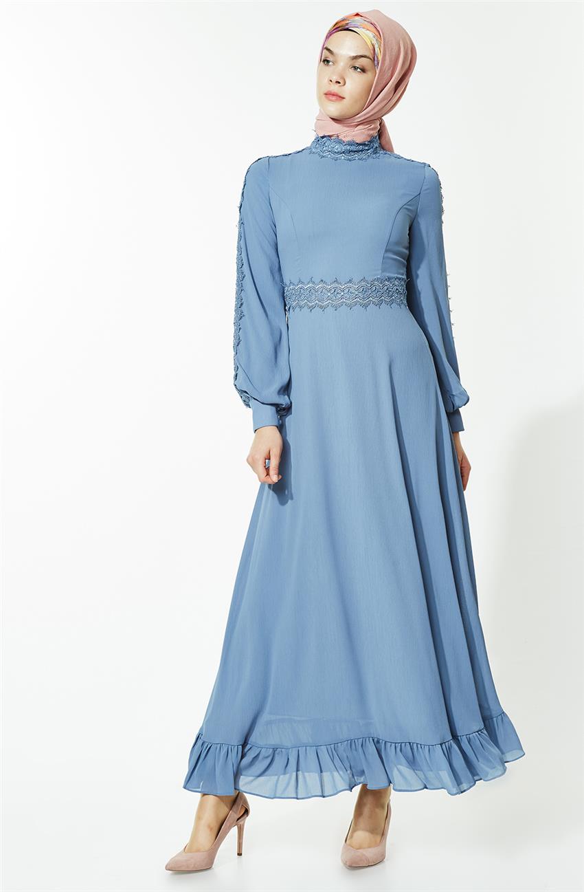 فستان-أزرق LR2682-70