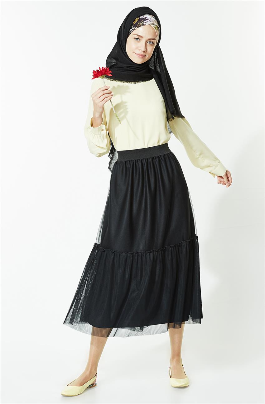 Skirt-Black 893-01