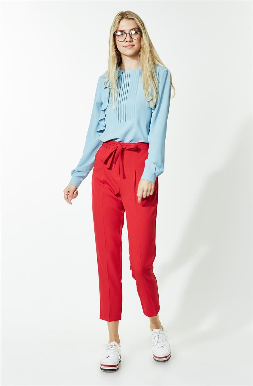 Pants-Red 2521-34