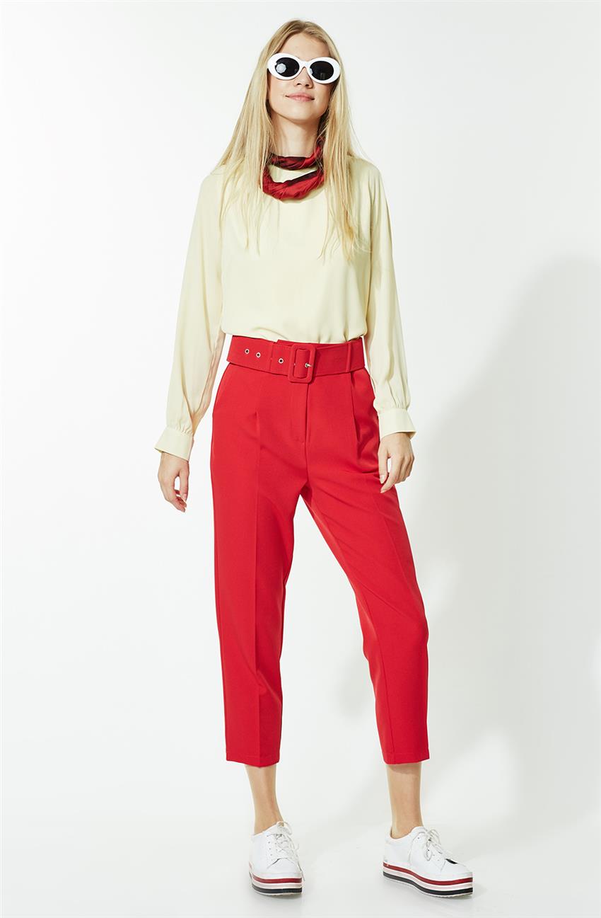 Pants-Red 4865-34