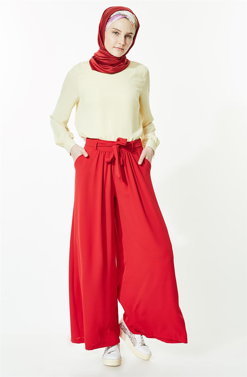 Kırmızı Pantolon MS870-34