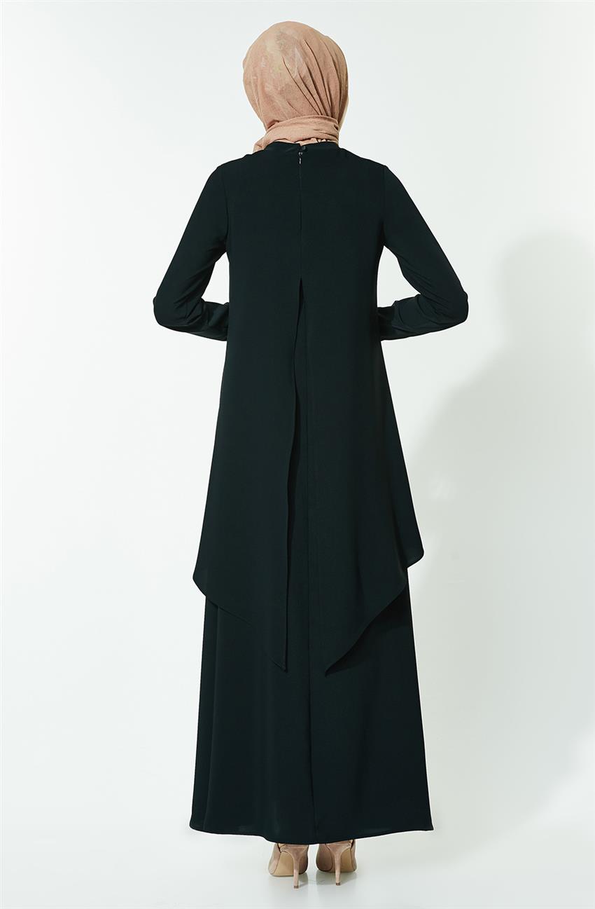 Tuğba فستان-أسود L5082-09