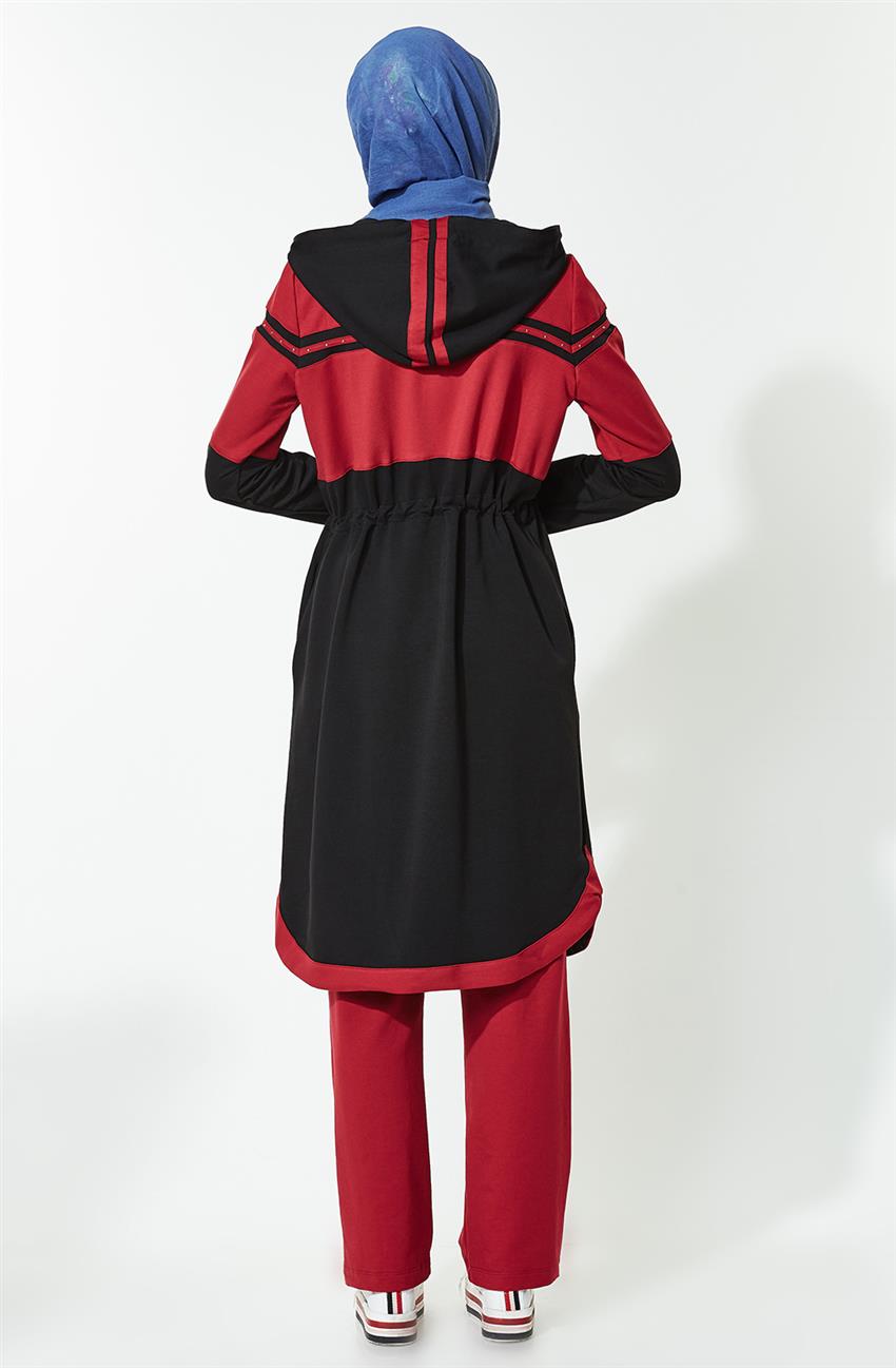 Tuğba Sportswear Suit-Black M4513-09
