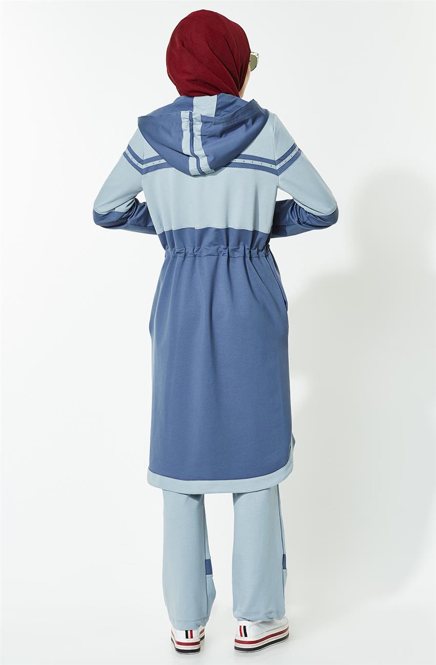 Tuğba Sportswear Suit-Blue M4513-32