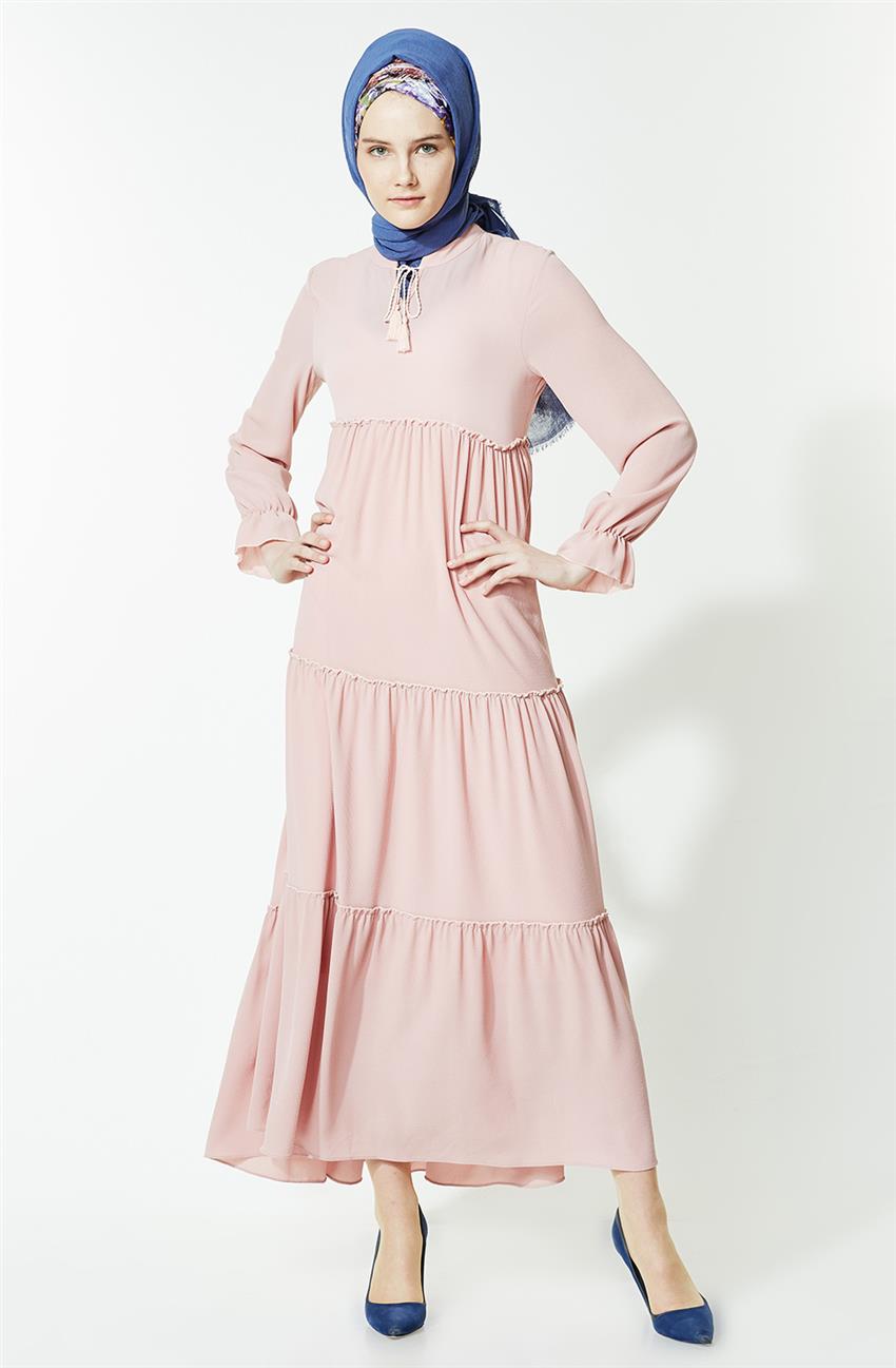 فستان-لون البودرة ar-2070-41