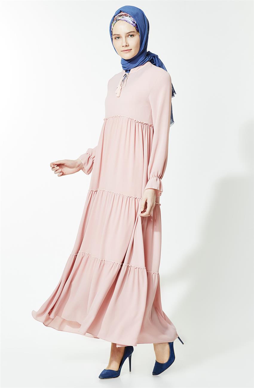 فستان-لون البودرة ar-2070-41