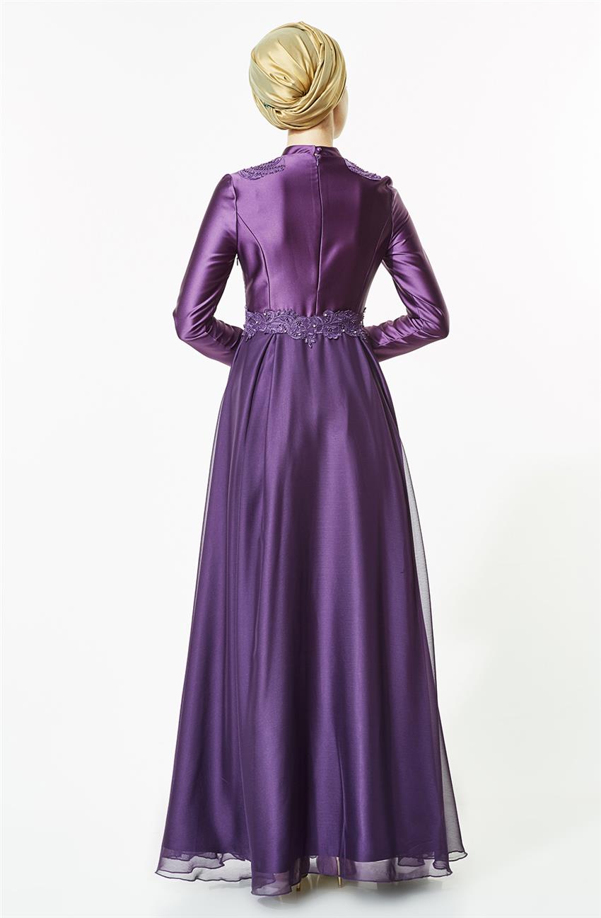 Tuğba Evening Dress-Purple L5279-19