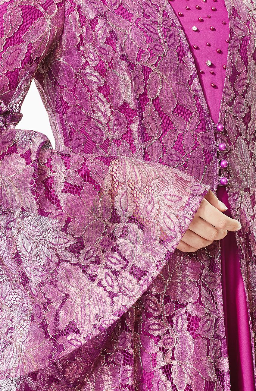 Tuğba Evening Dress-Purple L5288-19