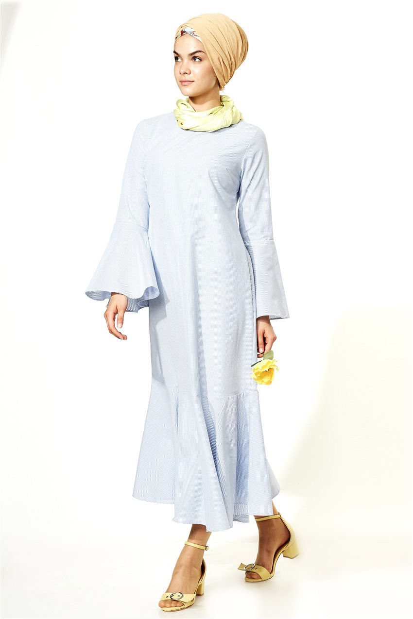 Mavi Elbise 2405-70