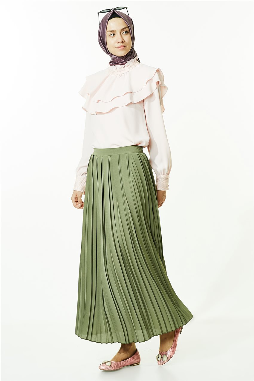 Skirt-Khaki MS892-27