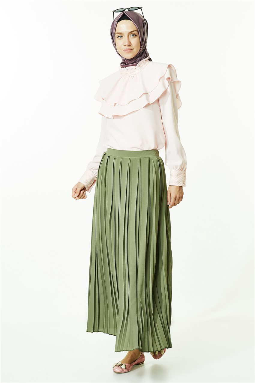 Skirt-Khaki MS892-27