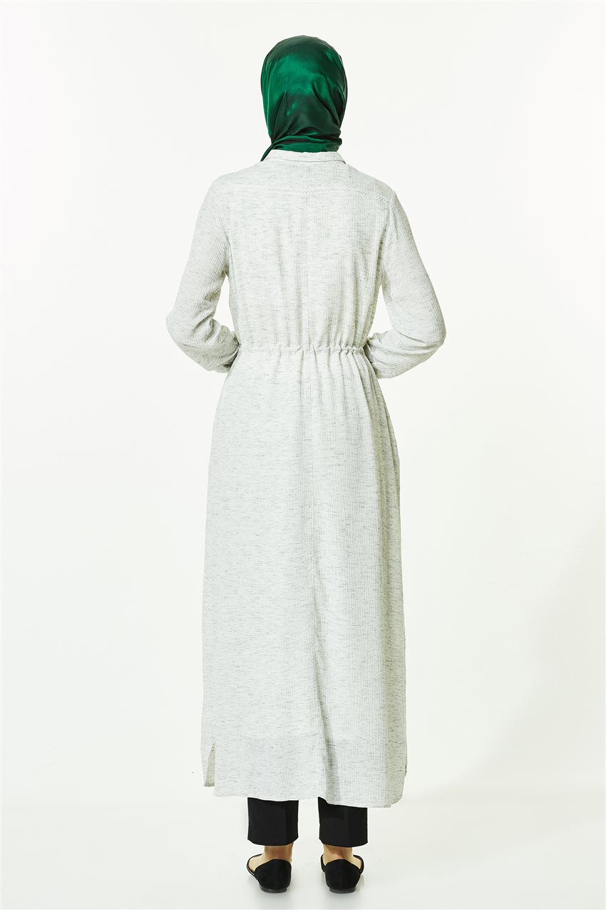 Kyr فستان-أبيض أسود KY-B8-83011-3512