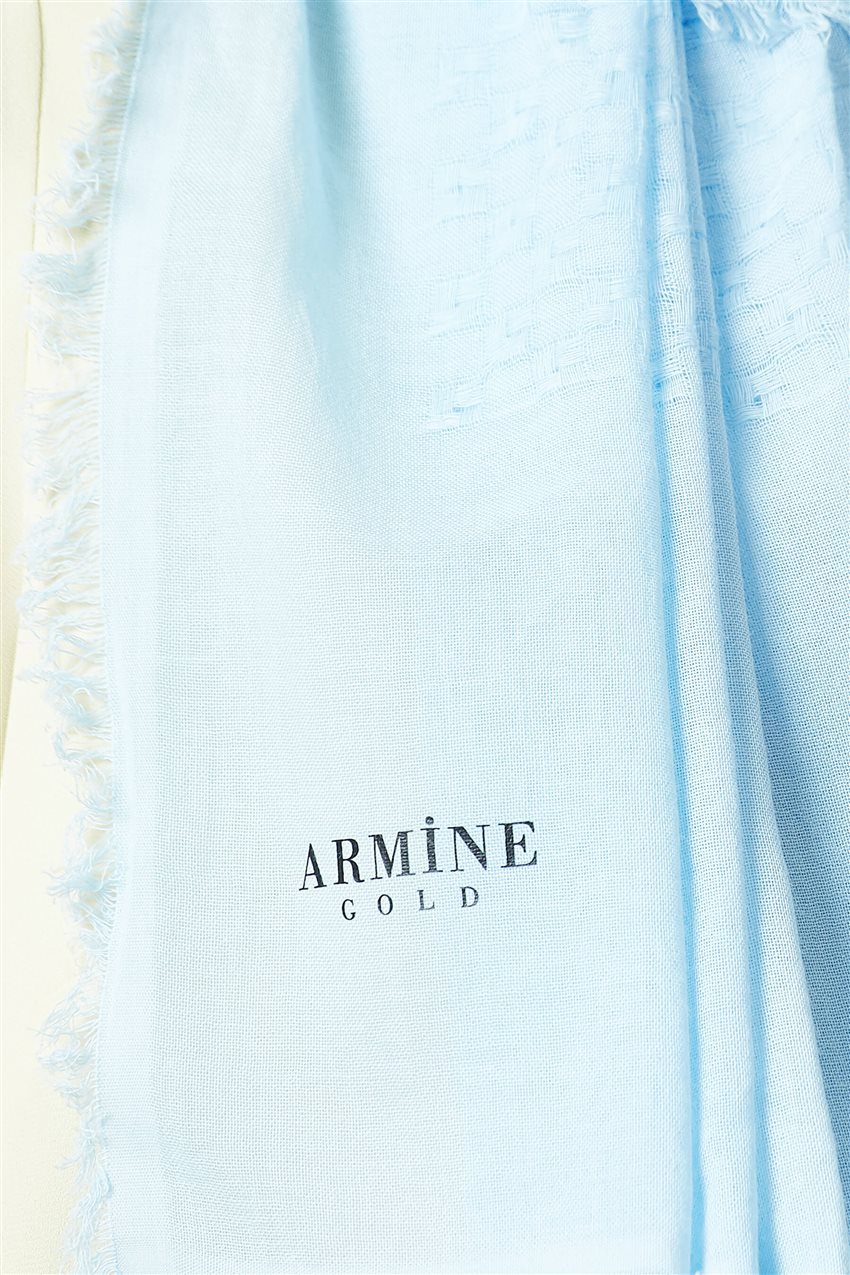 Armine Cotton Shawl 046-Blue