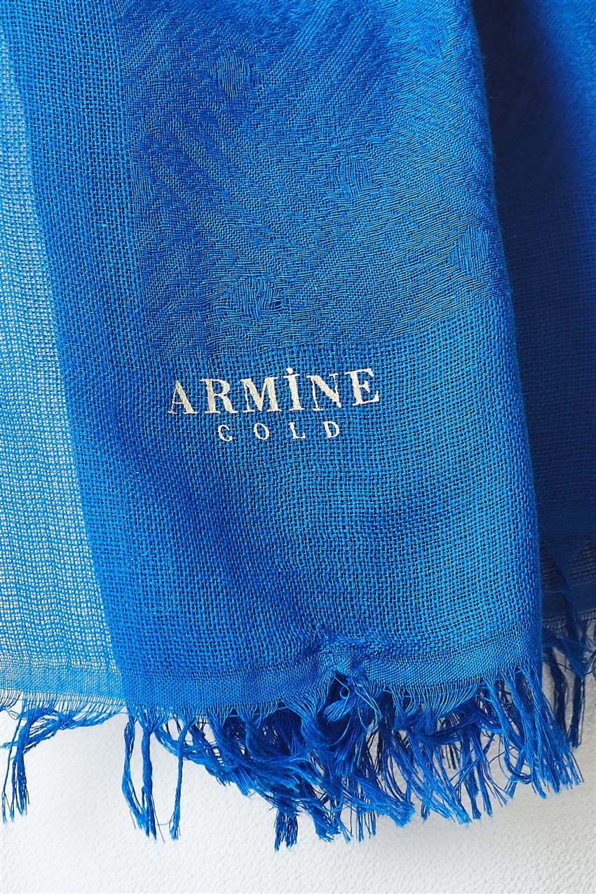 Armine قطن شال ar-048-أزرق غامق