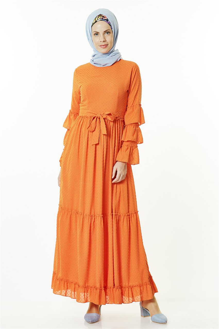 فستان-برتقالي ar-5220-37