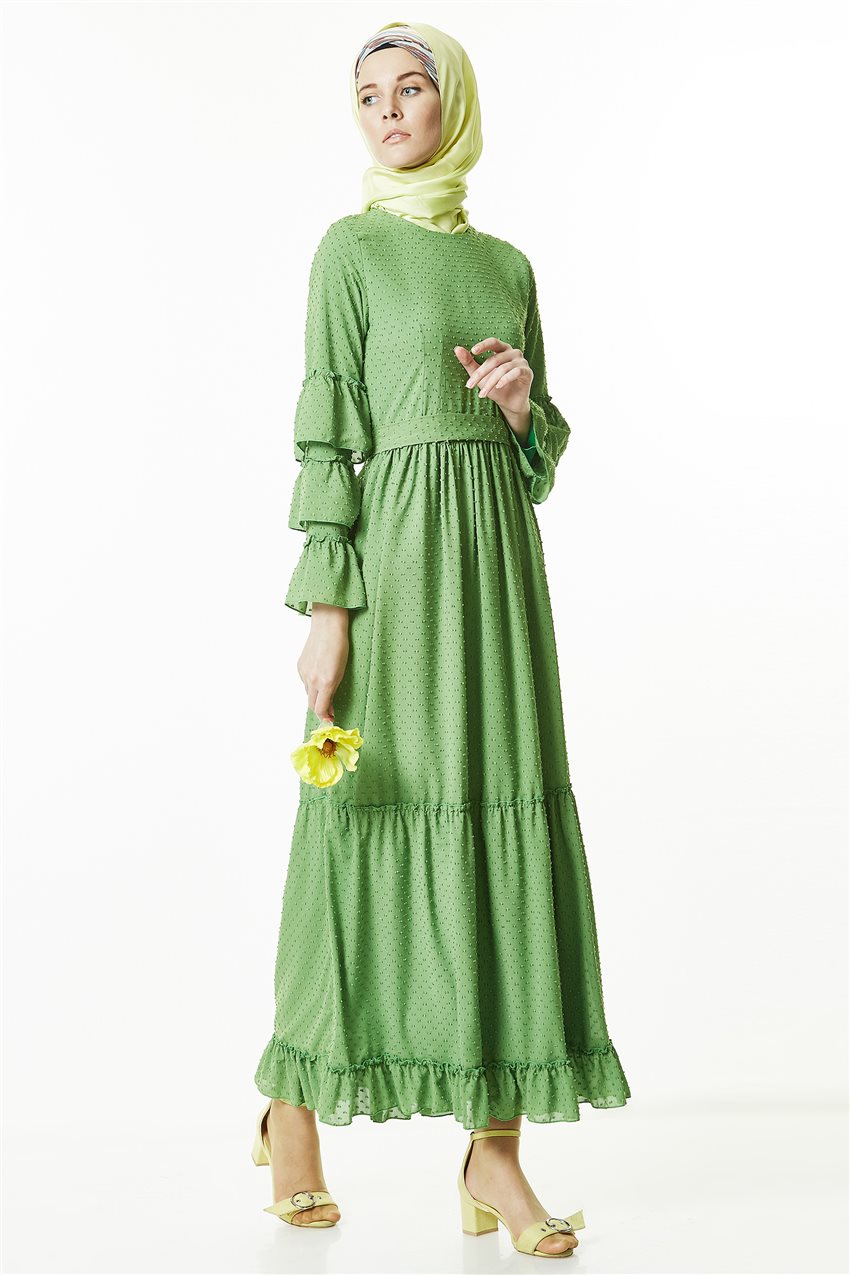 Yeşil Elbise 5220-21