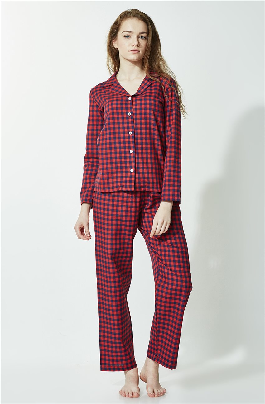 Pijama Takımı 1008 Desenli