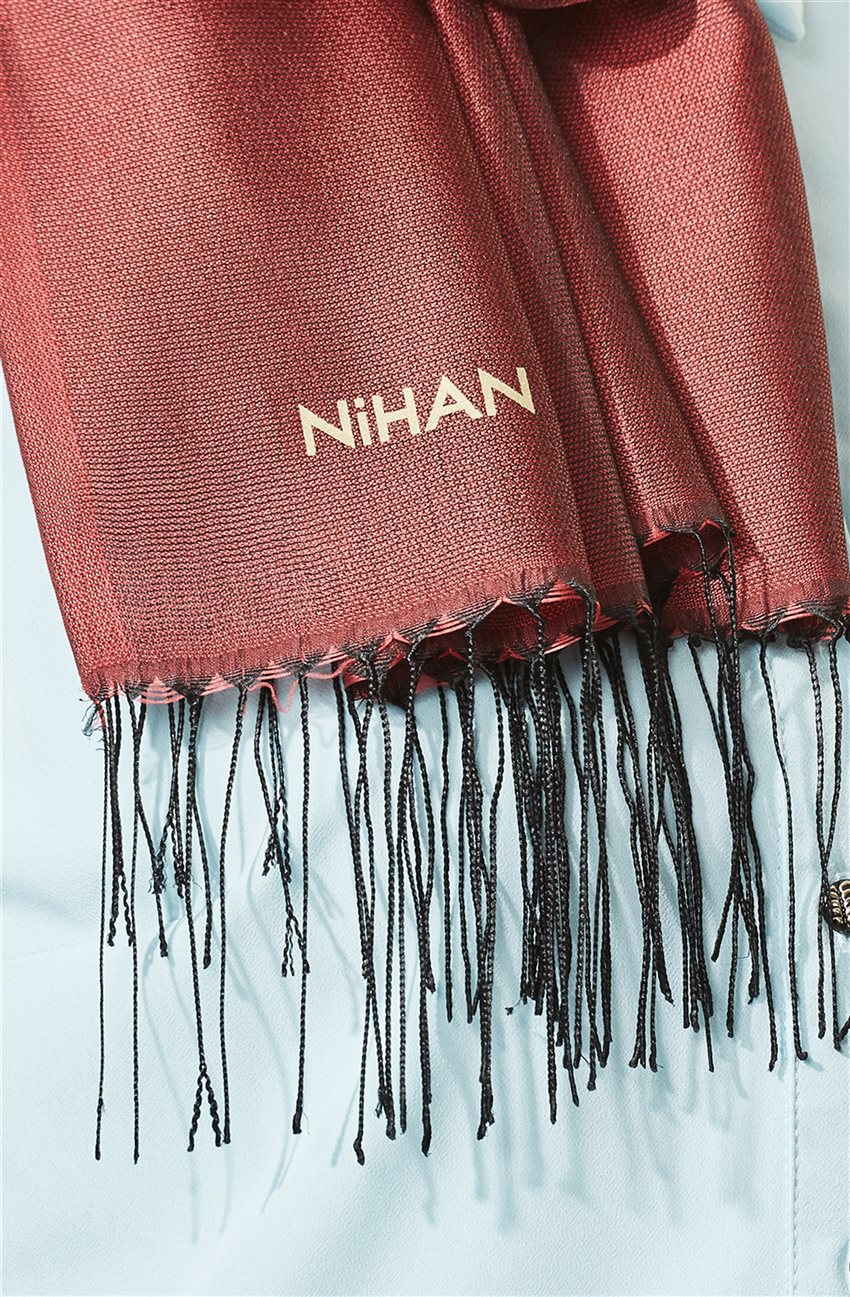 Nihan شال-أحمر J0004-11