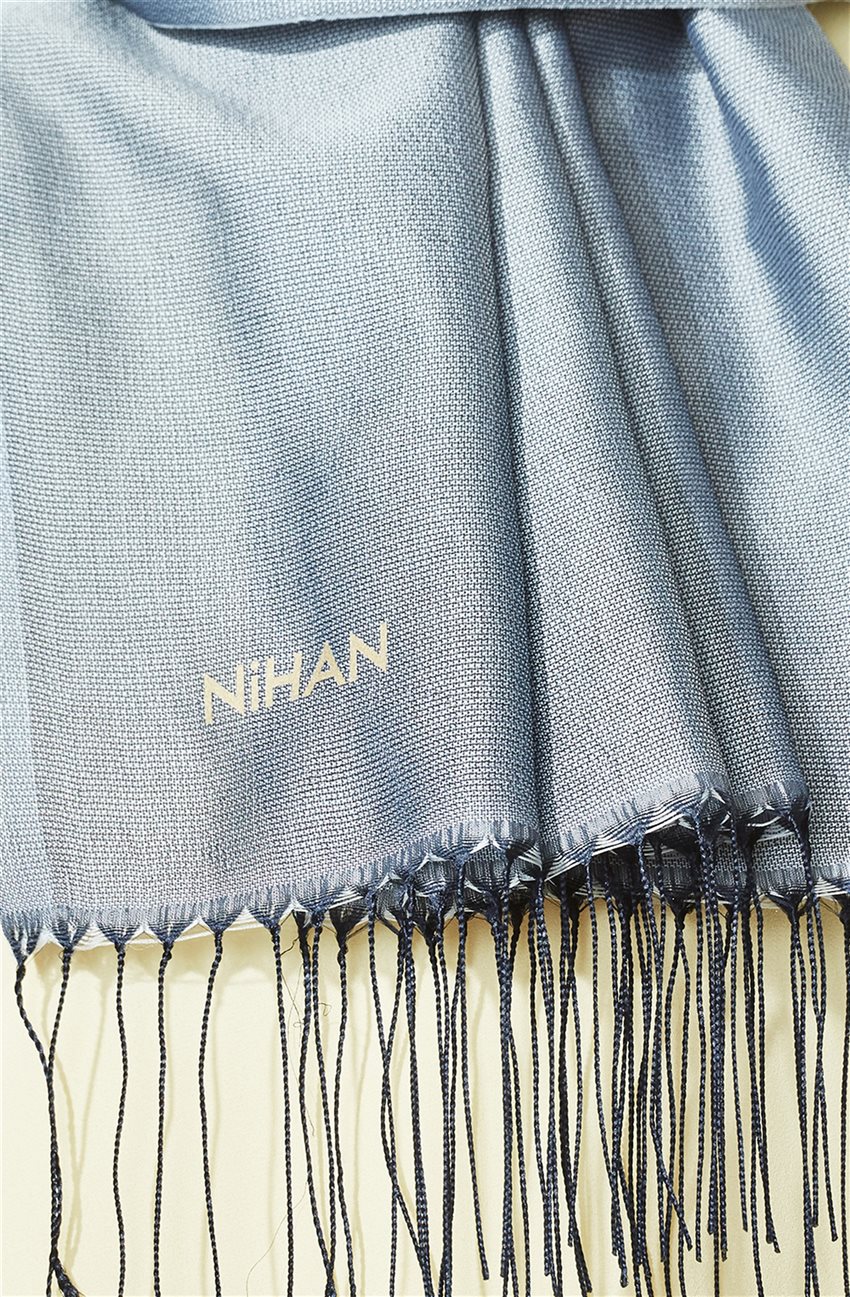 Nihan Stil Şal-Mavi J0004-32