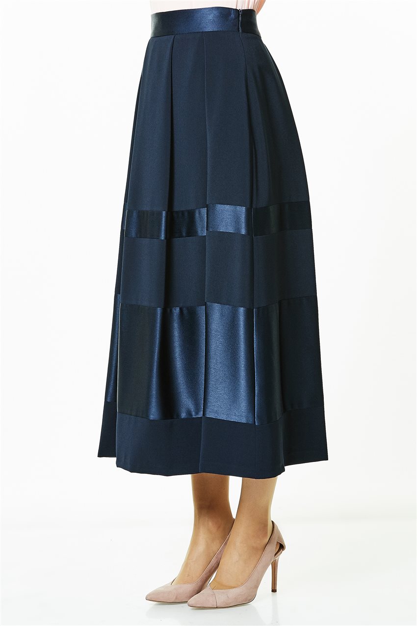Skirt-Navy Blue 7K1420-17