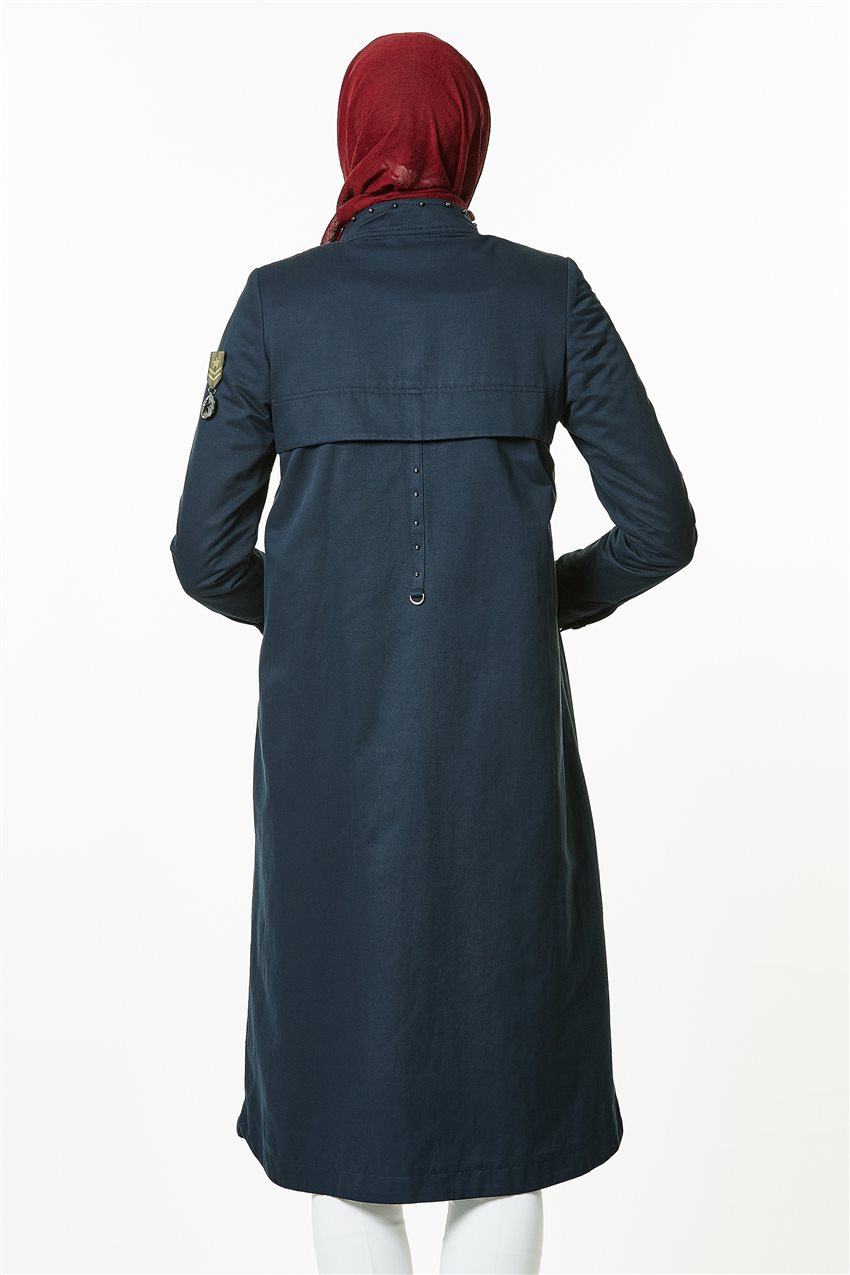 Coat-Navy Blue A2095-08