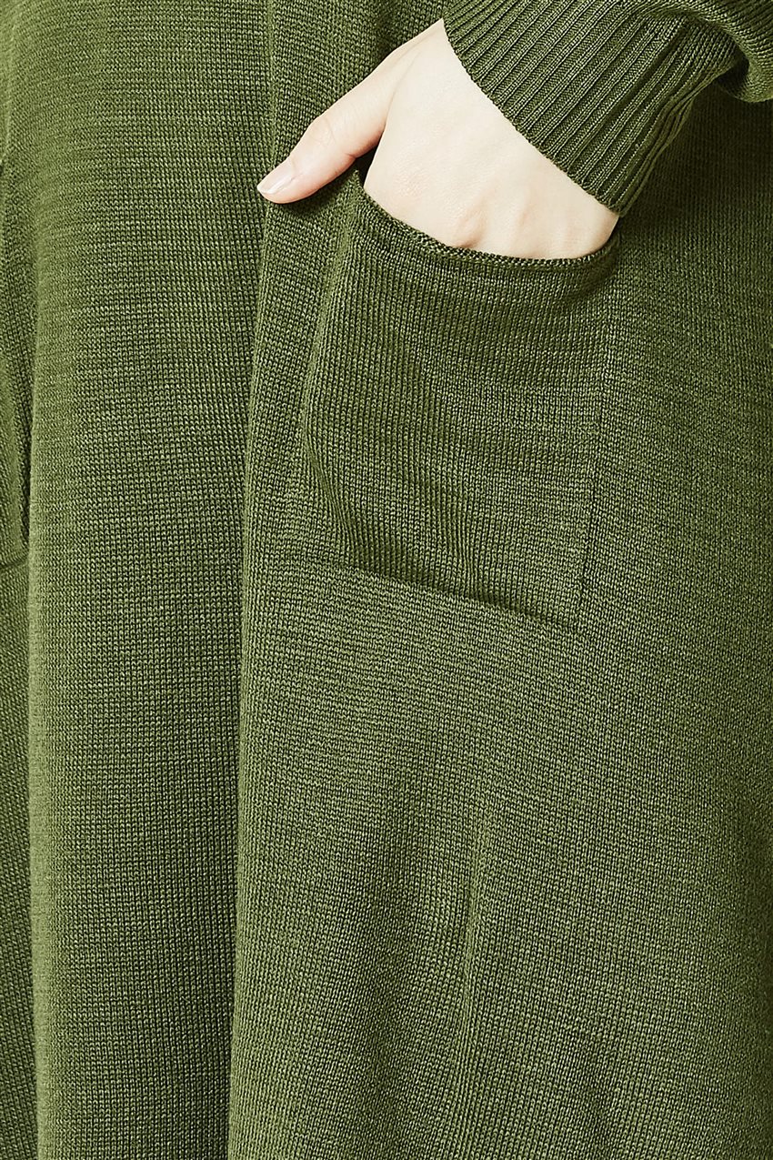 Knitwear Tunic-Khaki 1026-27