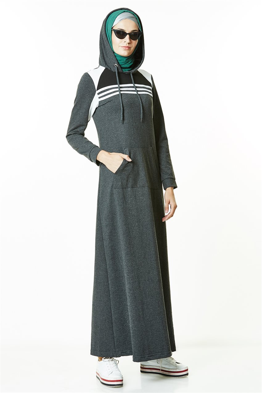 فستان-لون الفحم ar-8240-50