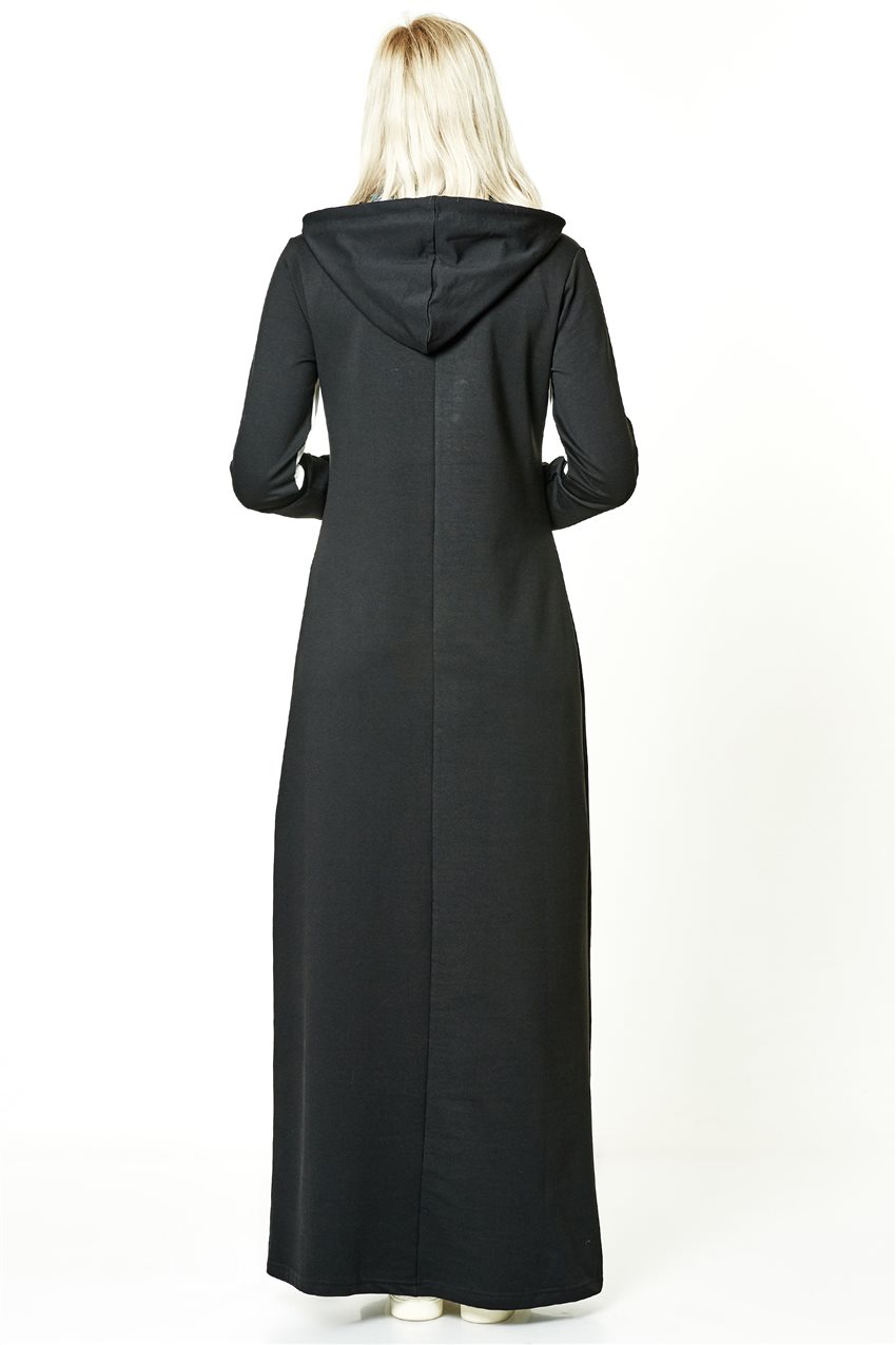 Siyah Elbise 8240-01