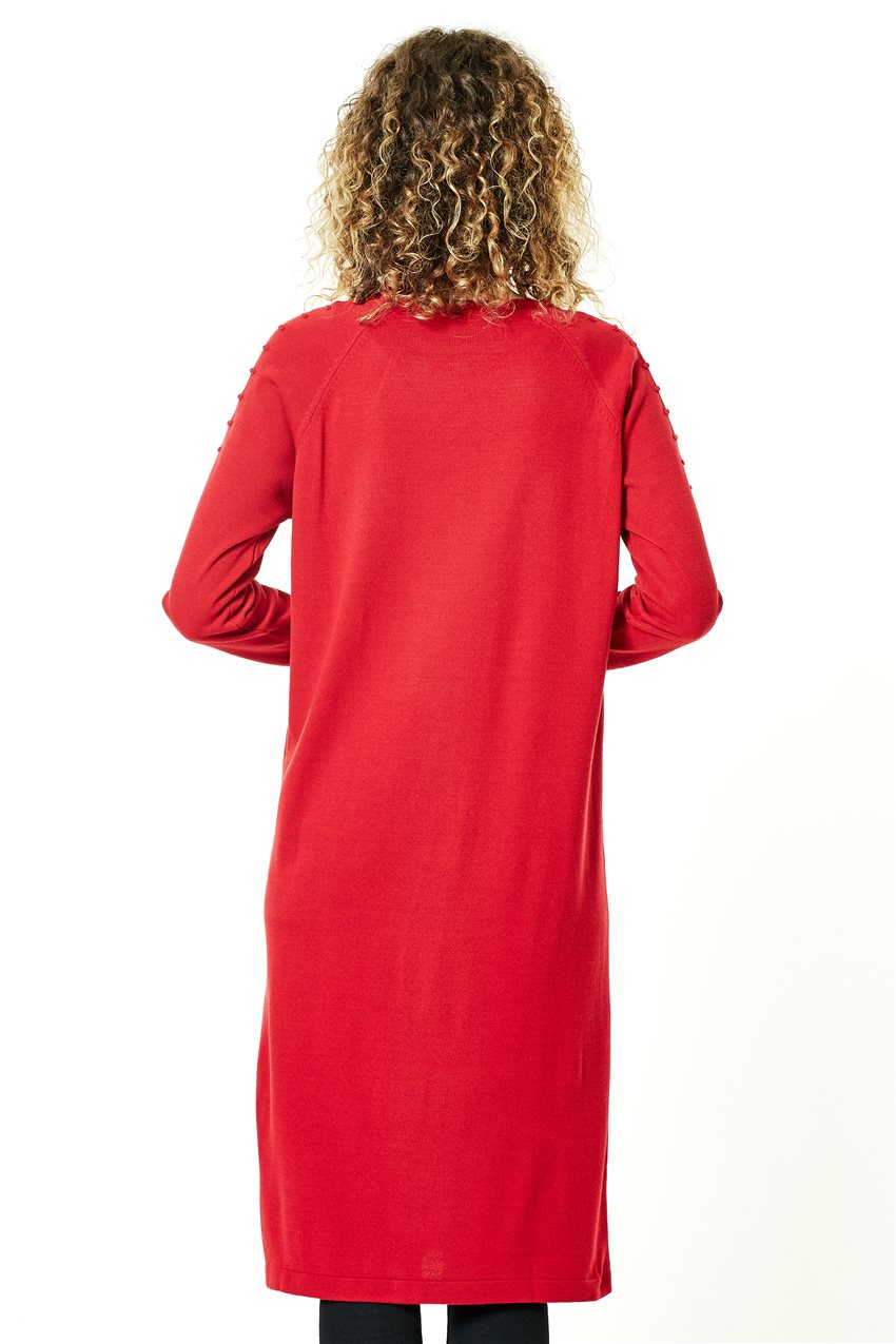 Knitwear-Red PL4004-34