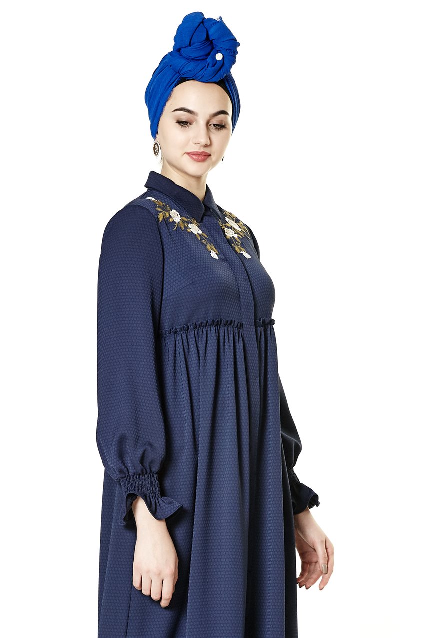 Kyr Dress-Navy Blue KY-A8-83005-11