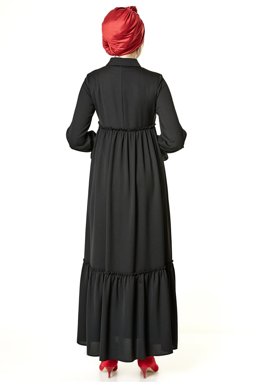 Kyr Siyah Elbise KY-A8-83005-12