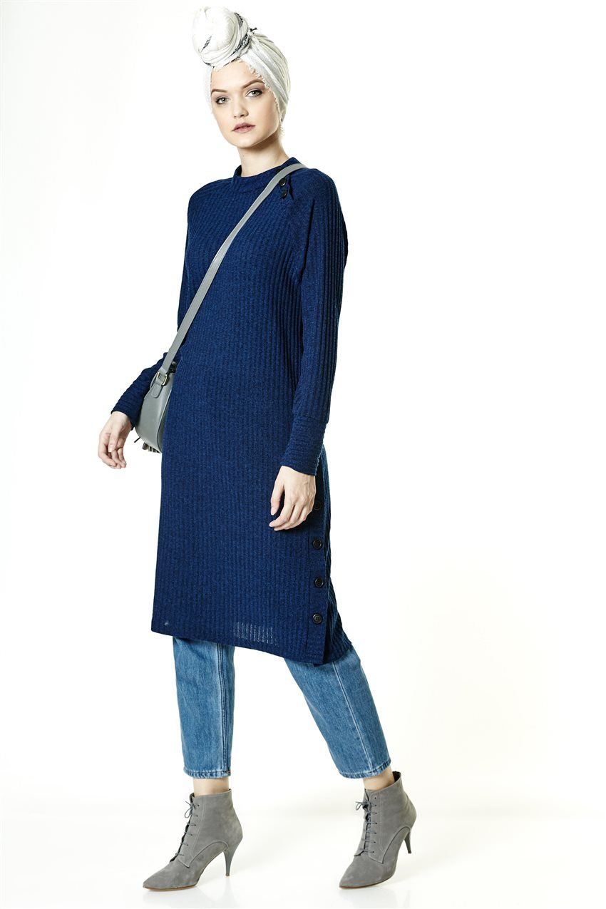 Knitwear Tunic-Navy Blue 0401-17
