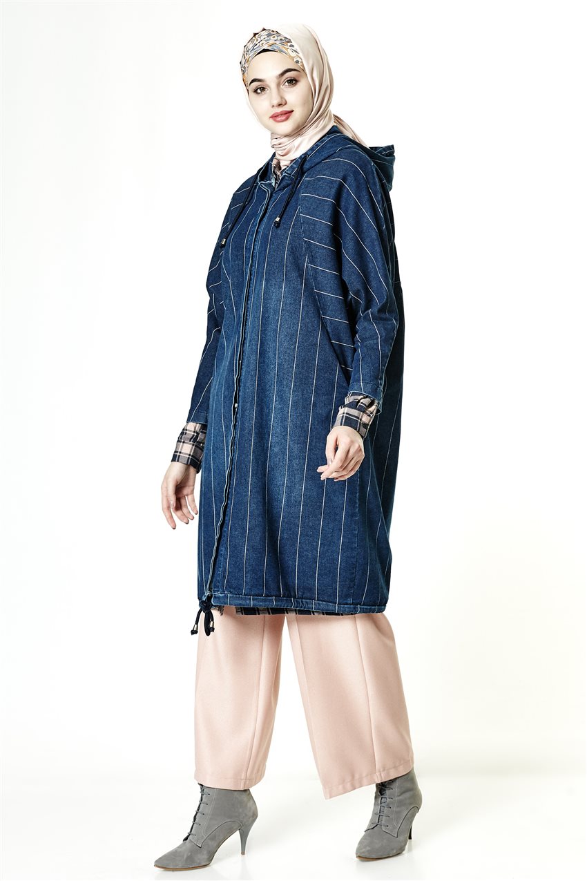 Trench Coat-Blue 0365-70