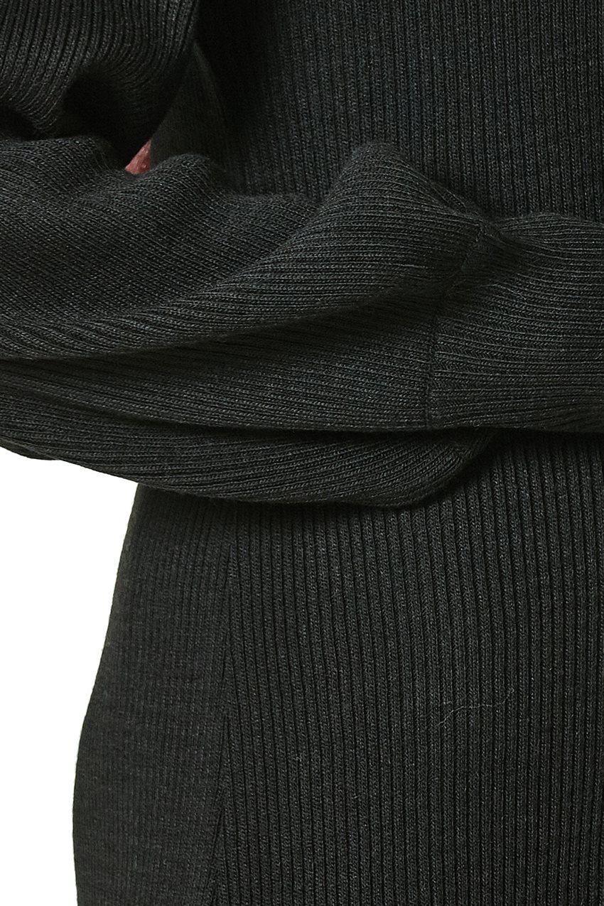 Knitwear Tunic-Black LR1520-01