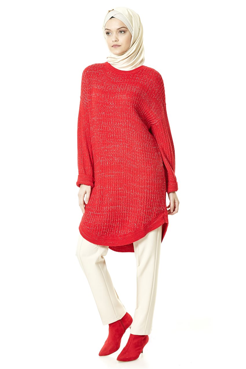 Knitwear-Red LR1512-34
