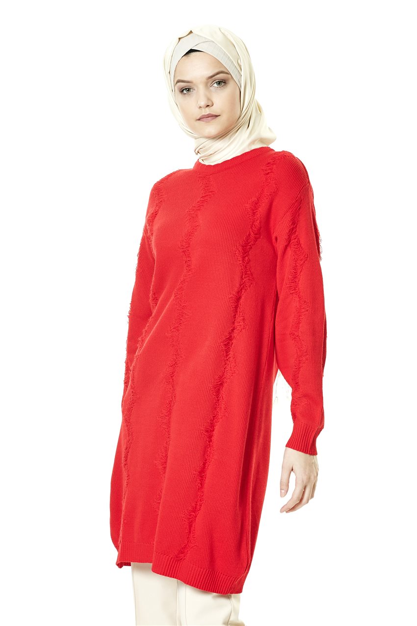 Knitwear-Red LR1517-34