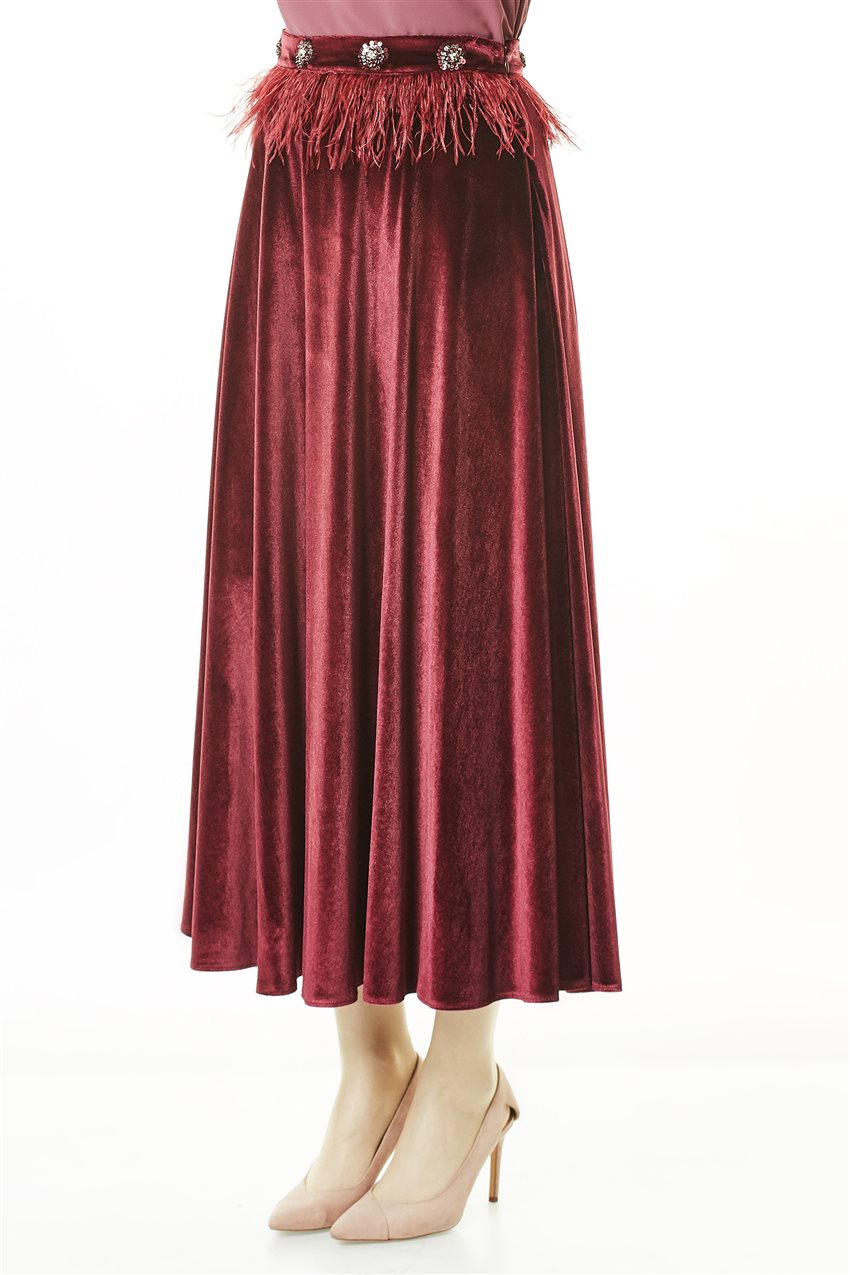 Skirt-Claret Red TK-L7143-30