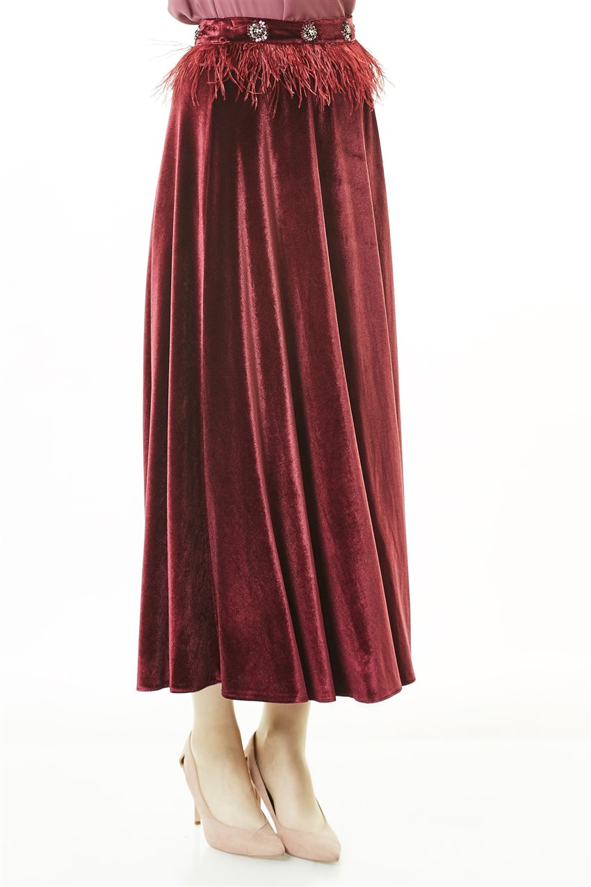 Skirt-Claret Red TK-L7143-30