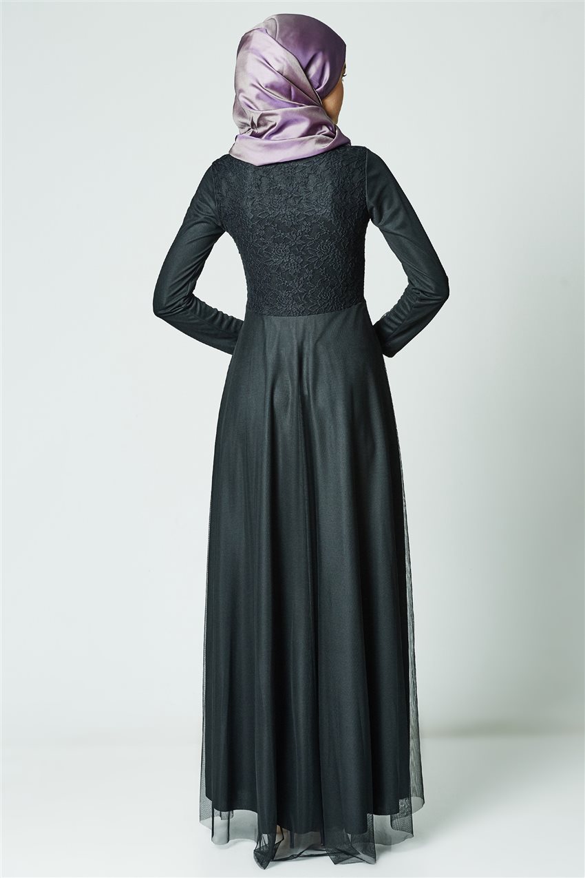 Evening Dress-Black ELB 3456-01