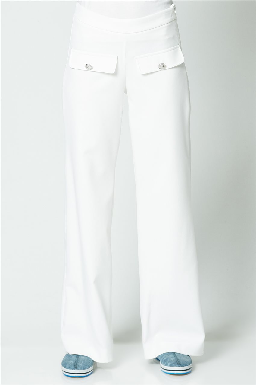 Beyaz Pantolon PNT 1647-02