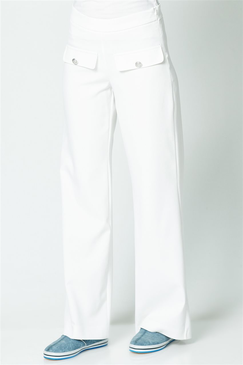 Beyaz Pantolon PNT 1647-02